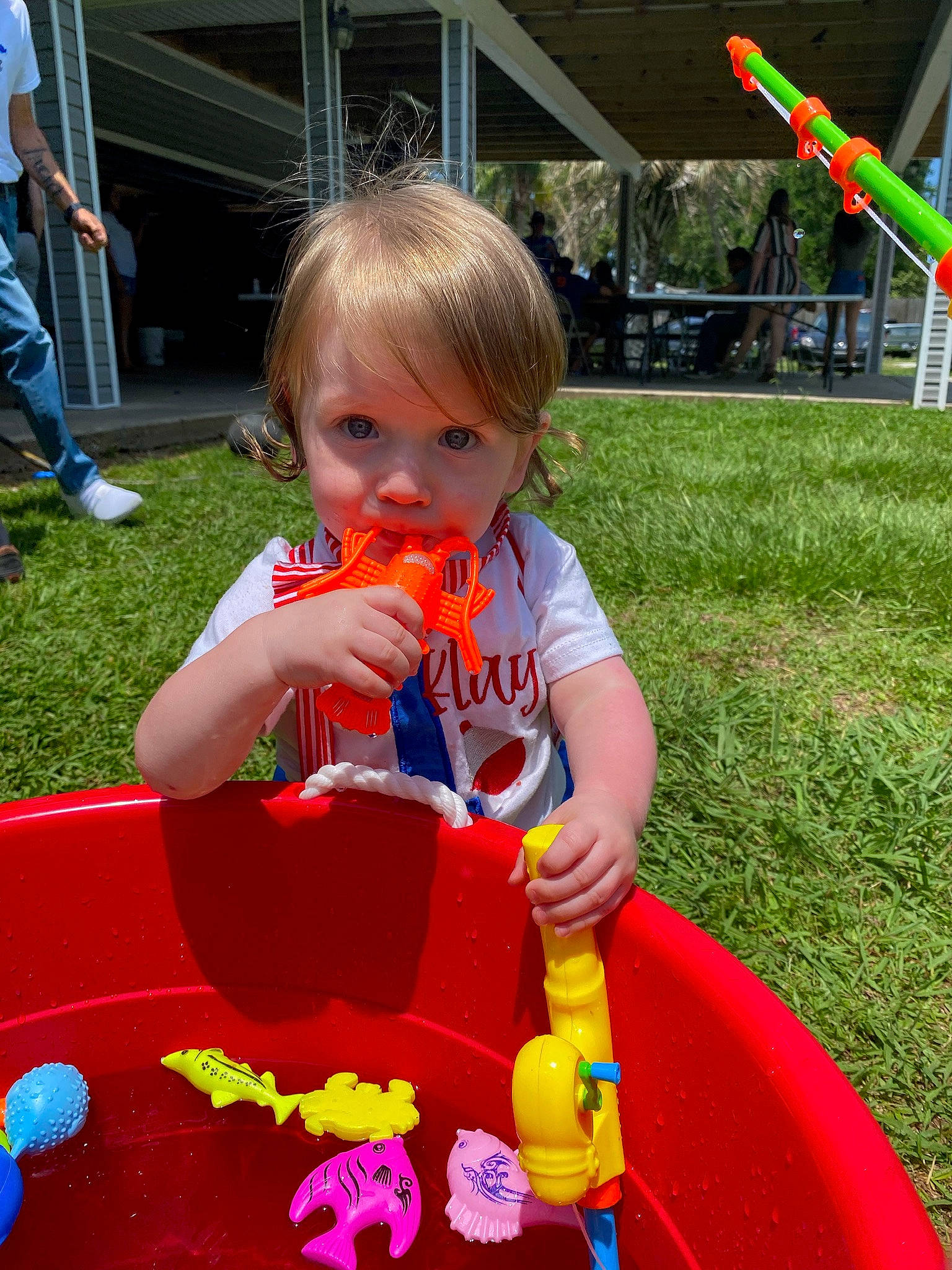 Klay joined the competition — help win amazing prizes! baby, baby_playing_with_toys, baby_toddler_clothing, baby_toys, child, event, flower, fun, grass, leisure, person, play, public_space, recreation, sharing, sitting, snapshot, summer, toddler, toy