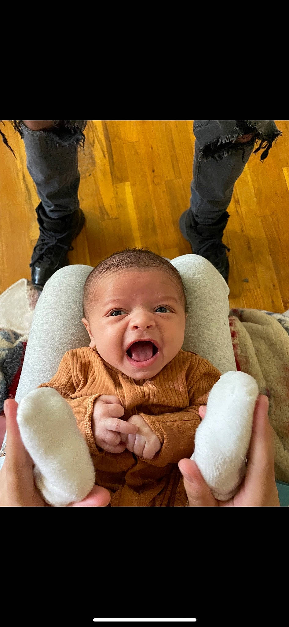 Jake joined the competition — help win amazing prizes! arm, baby, clothing, comfort, finger, flash_photography, flooring, fun, gesture, happy, interaction, jeans, leg, mouth, people, person, skin, smile, thumb, toddler