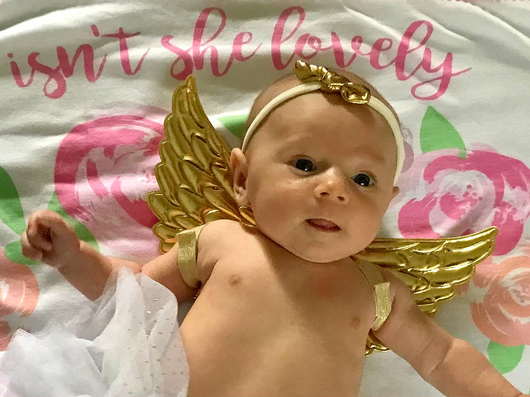 Amilya joined the competition — help win amazing prizes! baby, baby_products, baby_toddler_clothing, cheek, chest, child, ear, eye, eyelash, finger, fun, happy, head, headgear, headpiece, neck, person, pink, product, skin