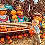 William joined the competition — help win amazing prizes! child, toddler, pumpkin, pumpkins, bench, scarecrow, autumn, harvest, farm, grass, corn_stalks, decoration, outdoor, seasonal, orange, boots, overalls, sign, festival, portrait