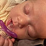 baby, sleeping, pacifier, closeup, infant, hand, blanket, soft, peaceful, skin, child, rest, cute, young, face, lips, eyelashes, comfort, cozy, nap