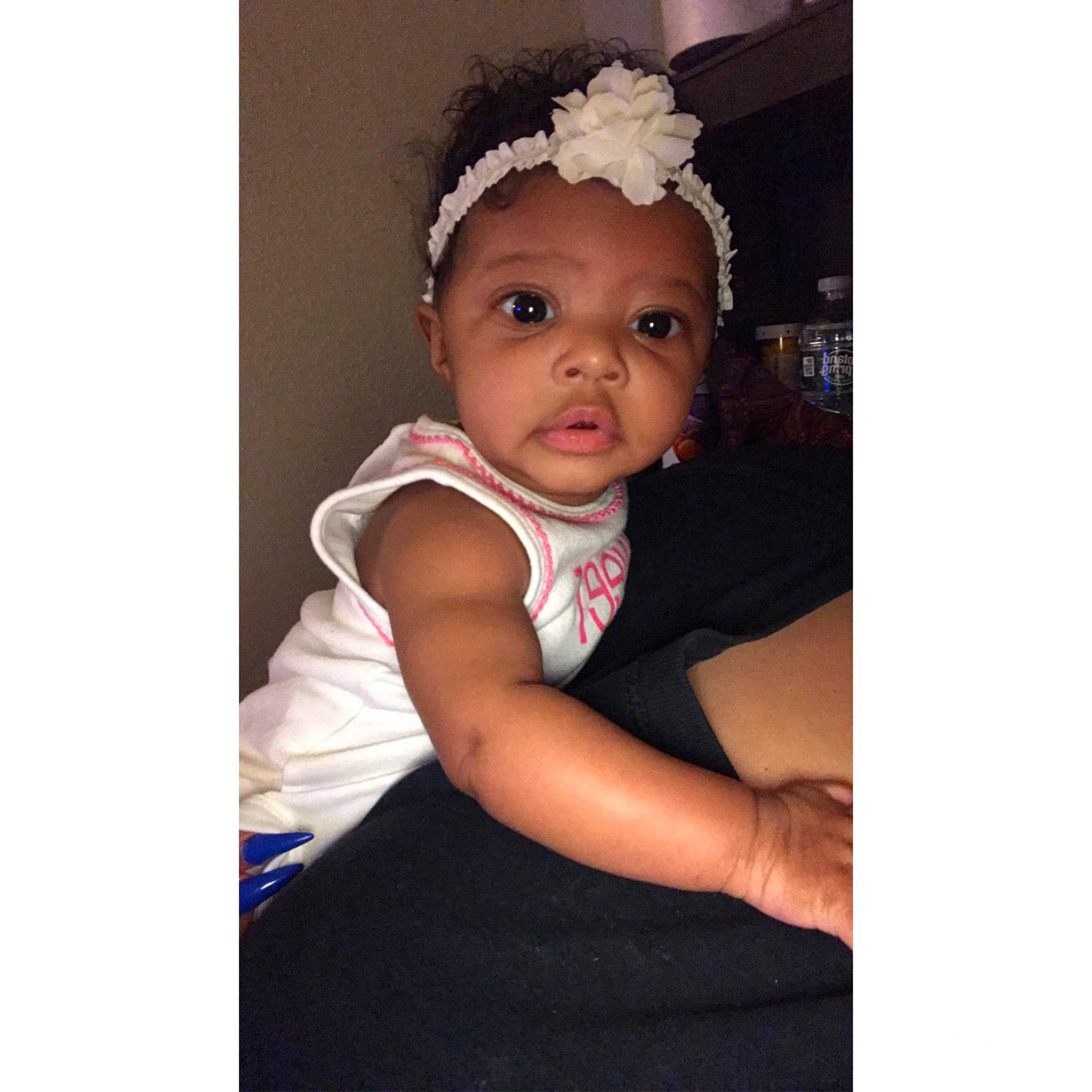 Alorah is registered to the contest to win money with this photo: baby, child, child_model, clothing, crown, dress, fashion_accessory, hair, hair_accessory, head, headband, headgear, headpiece, person, smile, tiara, toddler