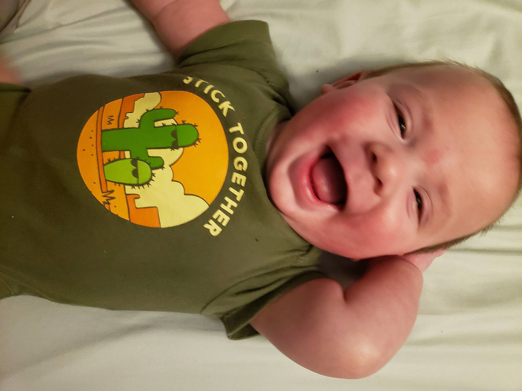 Abel joined the competition — help win amazing prizes! baby, baby_laughing, baby_products, baby_safety, baby_toddler_clothing, cheek, child, comfort, elbow, finger, happy, linens, neck, person, product, skin, sleeve, smile, t_shirt, toddler