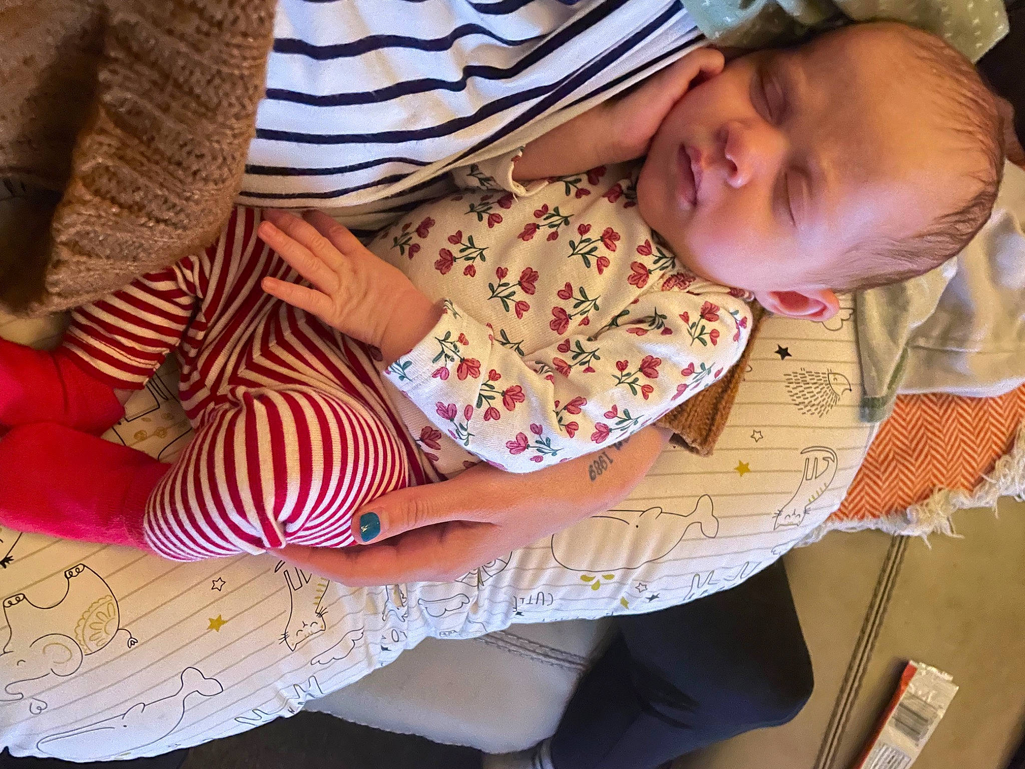 Dorothy joined the competition — help win amazing prizes! arm, baby, baby_products, baby_toddler_clothing, child, comfort, eye, finger, happy, hat, headgear, linens, nail, pattern, person, skin, sleeve, textile, toddler, tree