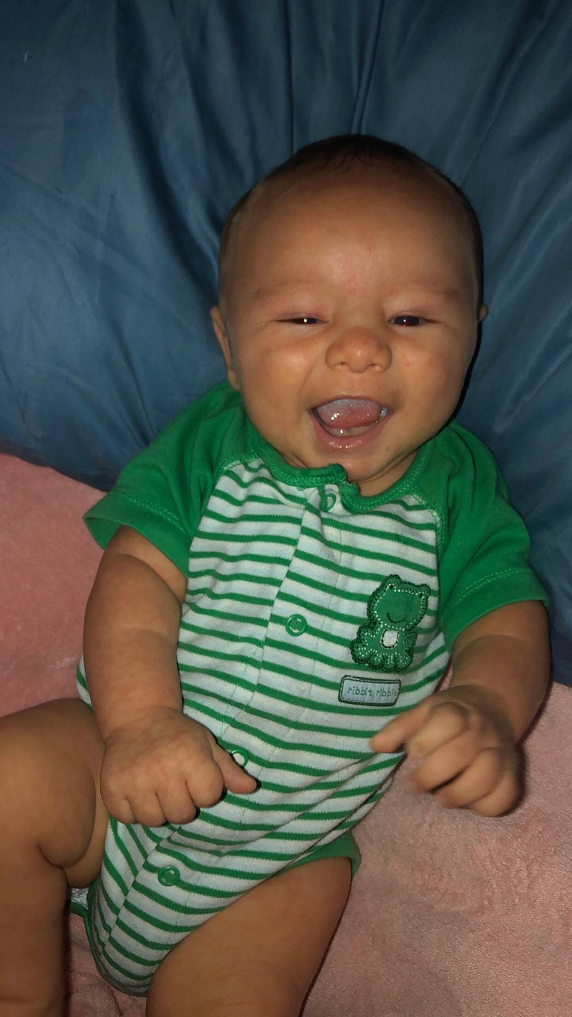 Cashton is registered to the contest to win money with this photo: baby_toddler_clothing, cheek, chin, comfort, eye, eyebrow, facial_expression, hair, hairstyle, hand, human_body, iris, mouth, neck, nose, person, product, skin, sleeve, smile