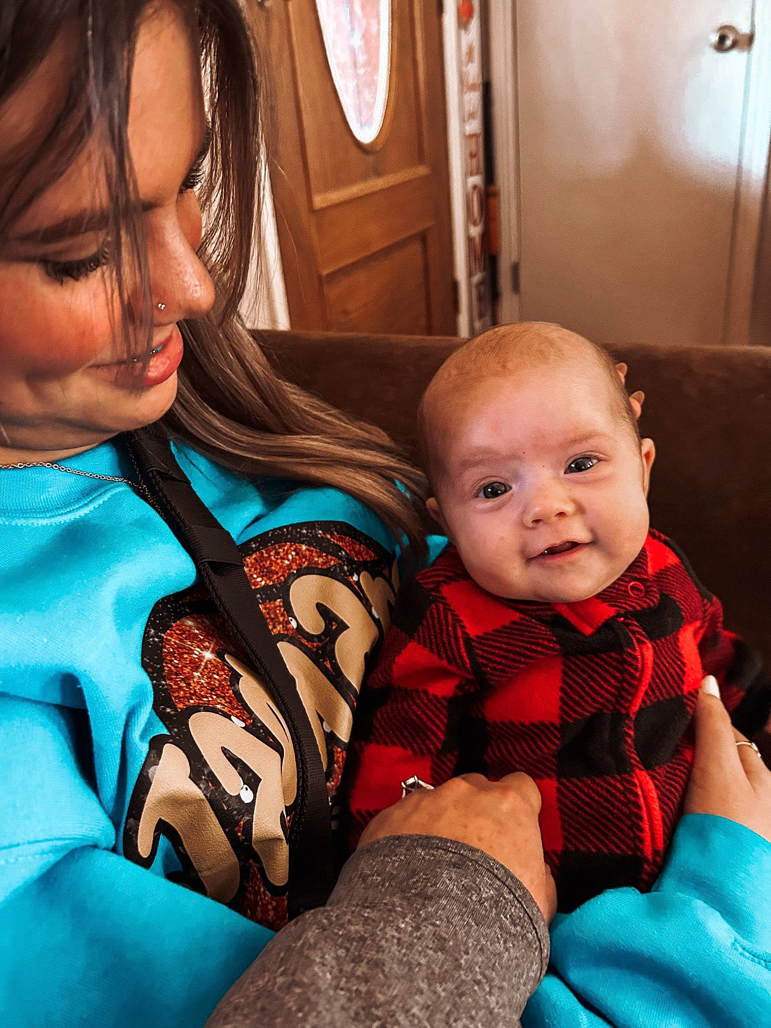 Nova joined the competition — help win amazing prizes! baby, baby_toddler_clothing, cheek, comfort, cool, eye, eyelash, face, facial_expression, finger, fun, happy, head, interaction, iris, lap, mouth, person, skin, smile