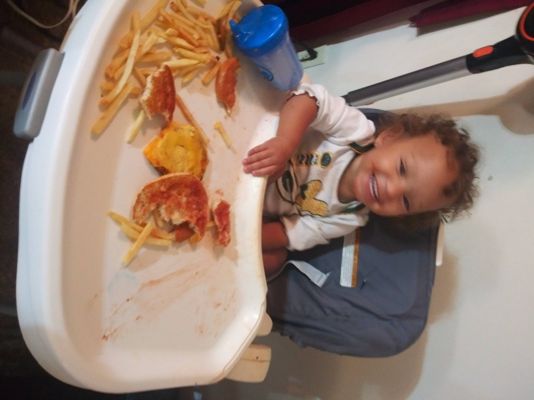 Ka'Mya joined the competition — help win amazing prizes! baby, bowl, chair, comfort_food, cooking, cuisine, dish, event, food, food_craving, french_fries, ingredient, joy, junk_food, meat, person, plate, recipe, smile, tableware