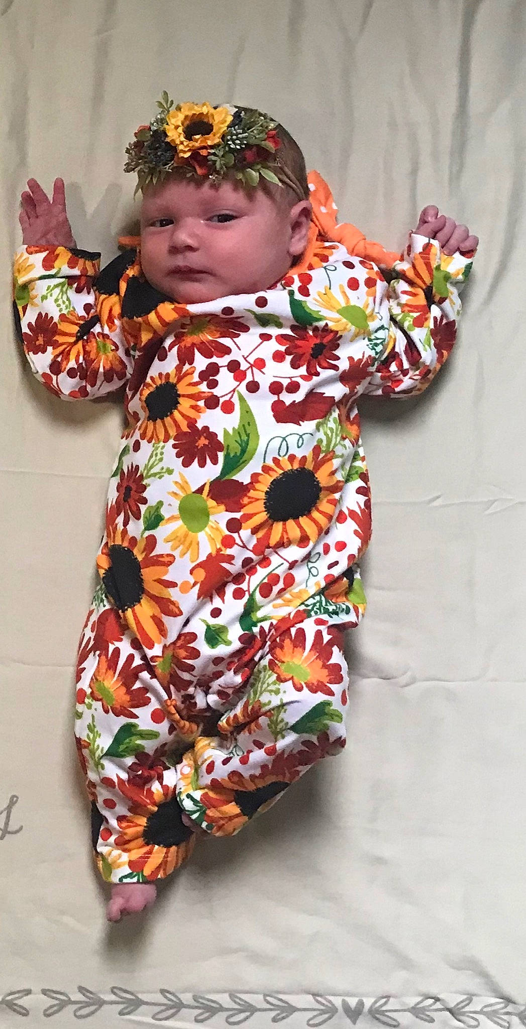 Joanna is registered to the contest to win money with this photo: baby, baby_toddler_clothing, child, clothing, costume, headwear, pajamas, pattern, person, product, sleeve, toddler