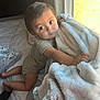 Elijah is registered to the contest to win money with this photo: baby, child, blanket, bed, window, curious, indoor, onesie, soft, sunlight, crawling, furniture, home, toddler, cute, person, face, skin, hand, foot