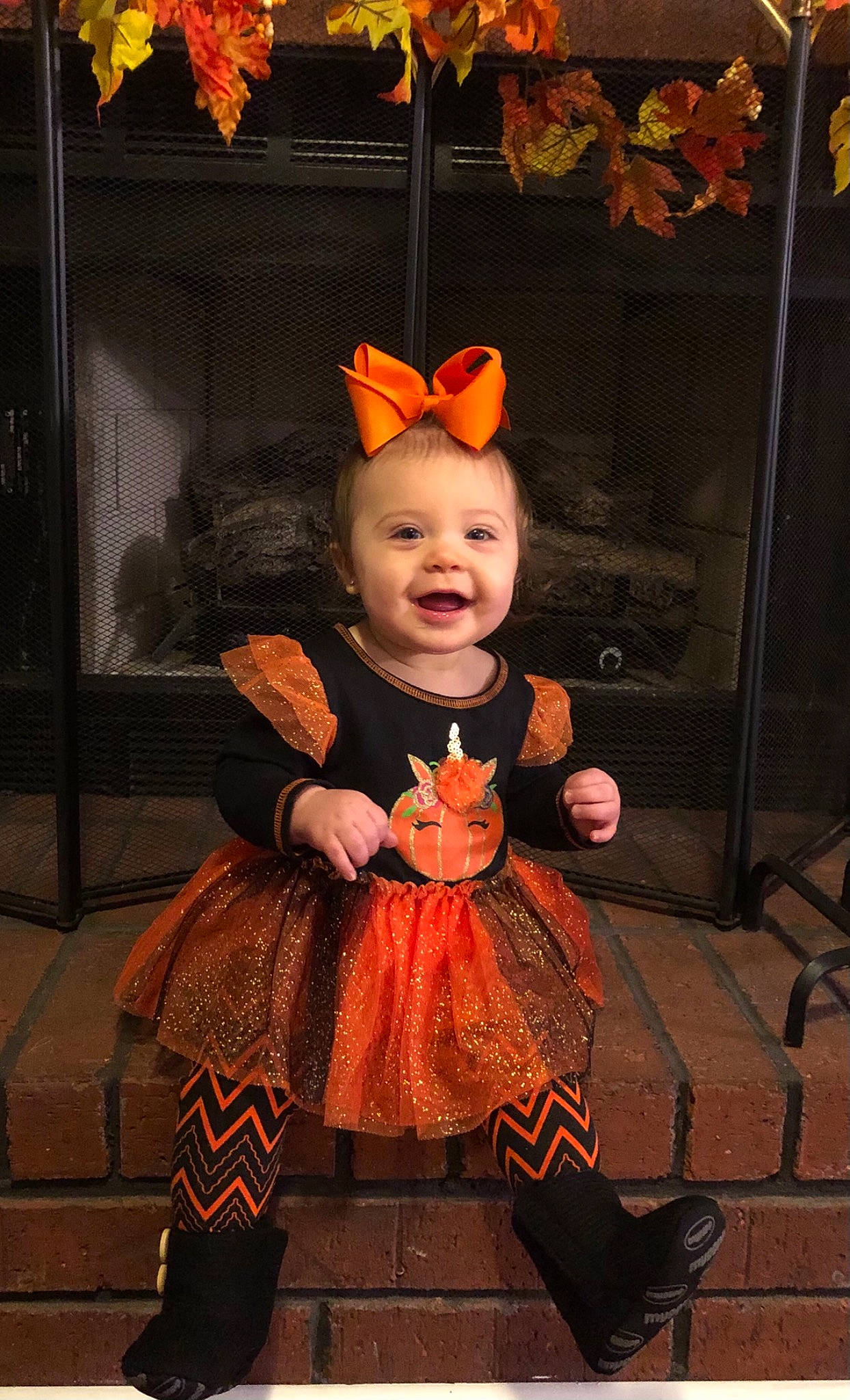 Kynley is registered to the contest to win money with this photo: child, costume, fawn, joy, person, toddler, trick_or_treat