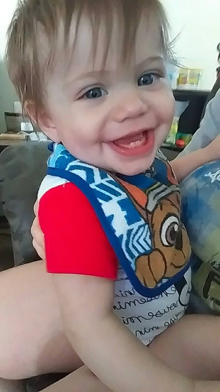 Maddy is registered to the contest to win money with this photo: baby, baby_products, baby_toddler_clothing, cheek, child, cool, eye, face, facial_expression, hair, head, joy, lip, neck, nose, person, play, product, skin, smile