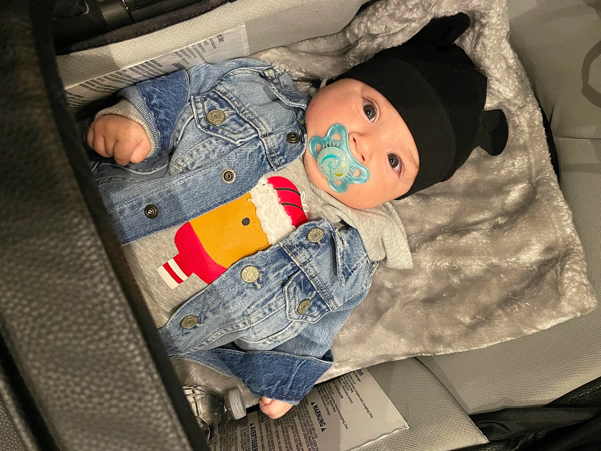 Avi joined the competition — help win amazing prizes! baby, baby_products, baby_safety, baby_sleeping, baby_toddler_clothing, bedding, car_seat, child, comfort, denim, doll, headwear, linens, pattern, person, room, sleeve, stuffed_toy, textile, toddler