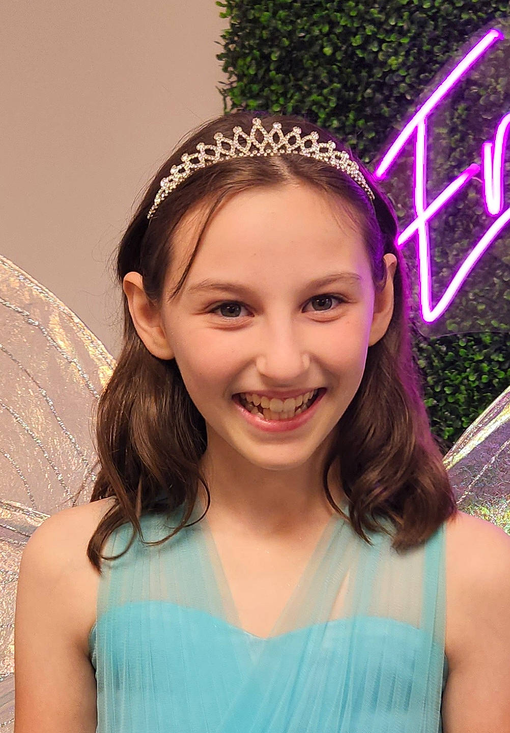 Avalon Rae is registered to the contest to win money with this photo: blond, brown_hair, cool, electric_blue, event, eye, eyebrow, flash_photography, fun, grass, happy, headband, headpiece, jewellery, joy, long_hair, necklace, person, pink, purple