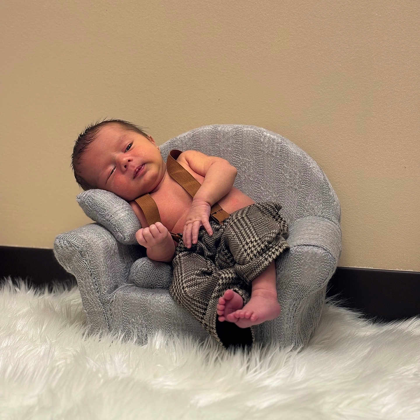 Waylon is registered to the contest to win money with this photo: animal, armchair, baby, blanket, cat, chair, clothing, couch, cushion, face, furniture, head, homedecor, newborn, pants, person, pet, photography, portrait, sleeping