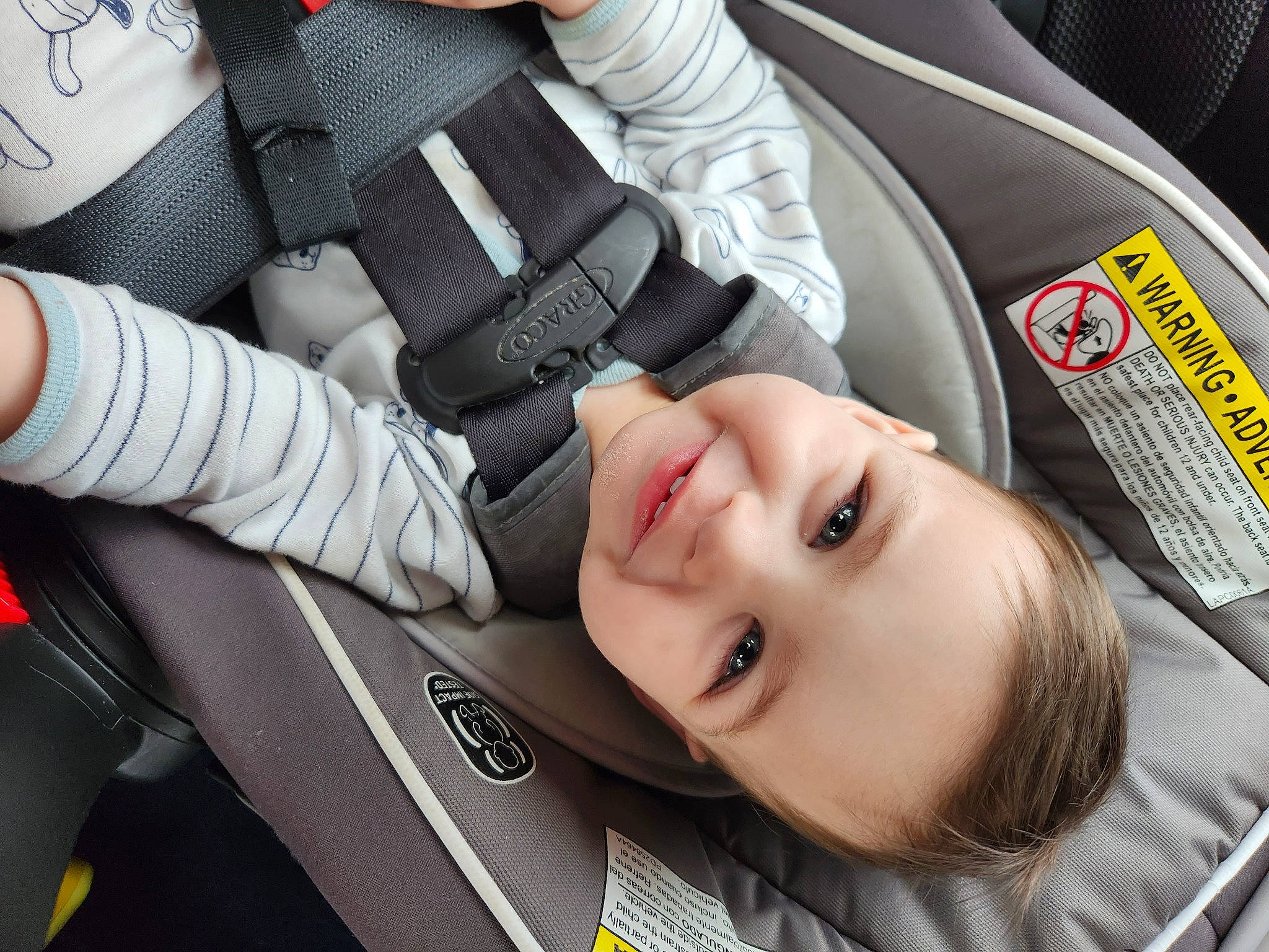 Camden joined the competition — help win amazing prizes! auto_part, automotive_design, baby, baby_carriage, baby_products, car_seat, carmine, child, comfort, family_car, happy, head_restraint, joy, luxury_vehicle, motor_vehicle, nail, person, personal_luxury_car, seat_belt, smile