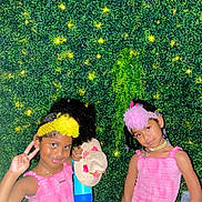 Ramona is registered to the contest to win money with this photo: accessories, blackhair, child, clothing, costume, dress, face, female, flower, girl, hair, head, jewelry, necklace, person, photography, plant, portrait, toy, wig