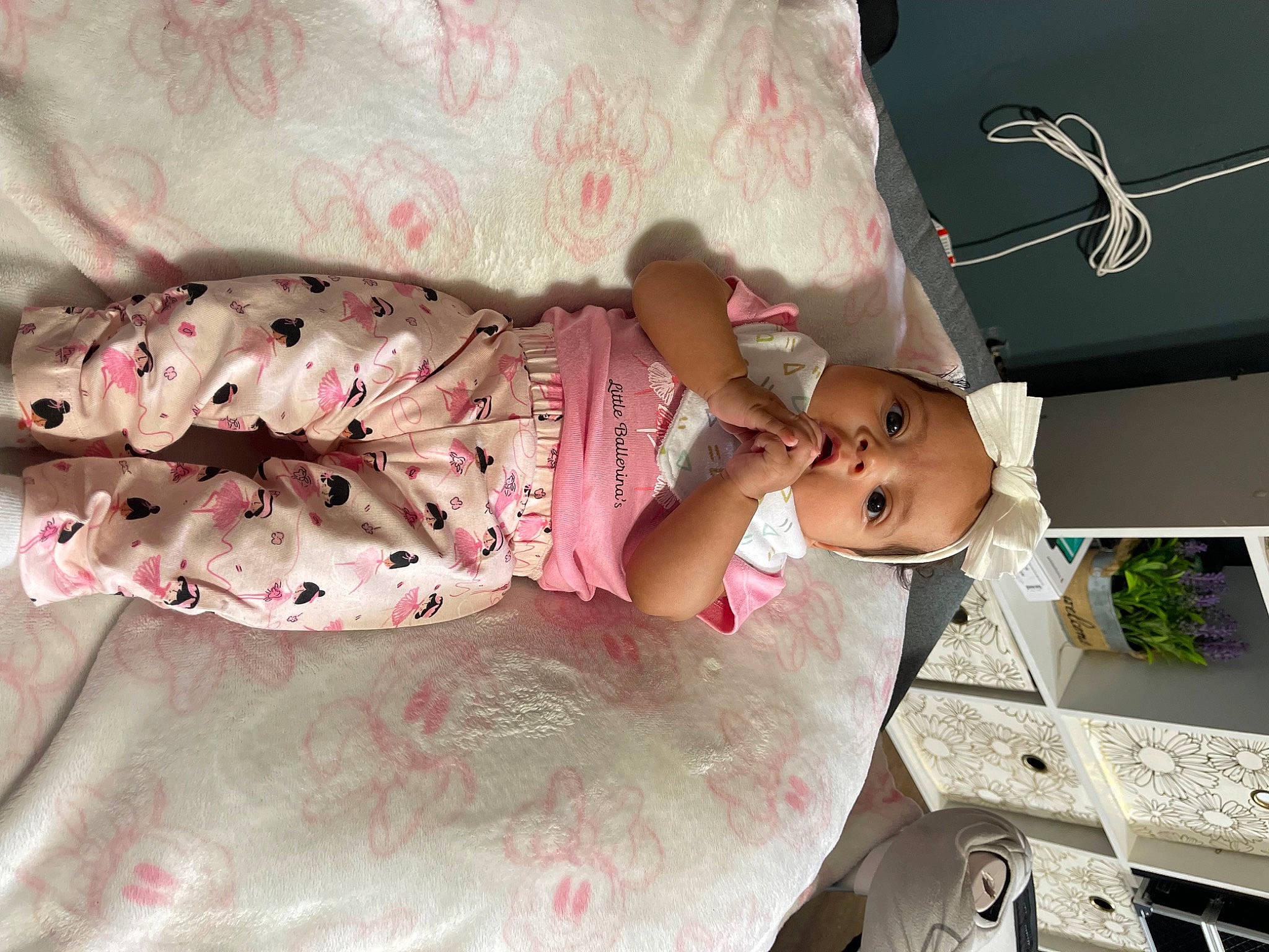 Belleza is registered to the contest to win money with this photo: baby, baby_products, baby_safety, baby_sleeping, baby_toddler_clothing, bed, bedding, child, comfort, happy, hat, linens, magenta, pattern, person, pink, product, room, skin, sleeve