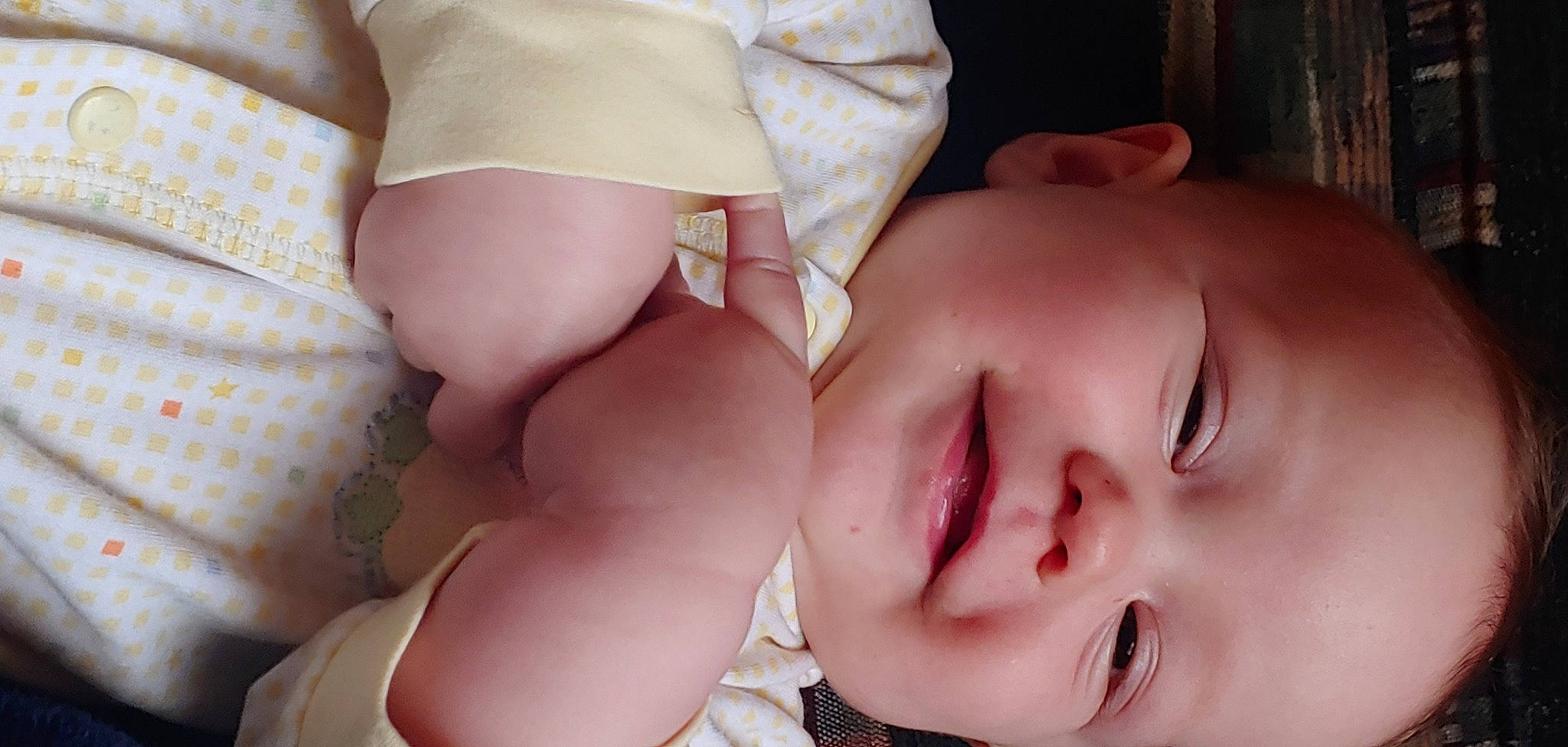 Braelynn joined the competition — help win amazing prizes! baby, cheek, child, close_up, finger, flesh, hand, lip, mouth, nose, person, skin, sleep, toddler