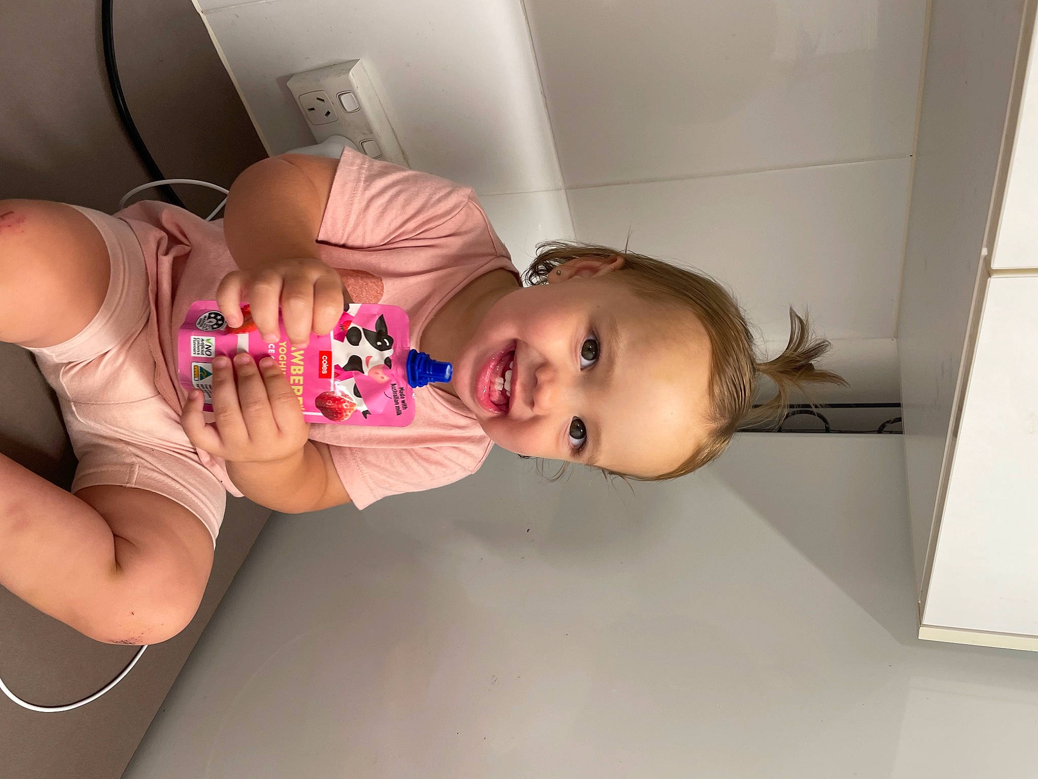 Amaya joined the competition — help win amazing prizes! abdomen, baby, chest, child, eye, eyelash, fashion_accessory, fun, happy, hat, headgear, human_leg, joy, knee, lip, mouth, person, skin, smile, thigh