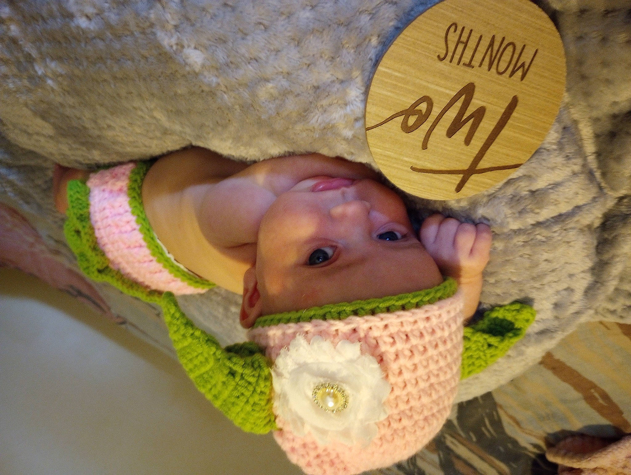 Angelica joined the competition — help win amazing prizes! baby, baby_products, baby_toddler_clothing, child, dishware, drinkware, eye, facial_expression, fashion_accessory, happy, headgear, headwear, linens, person, pink, serveware, smile, sun_hat, sweetness, tableware