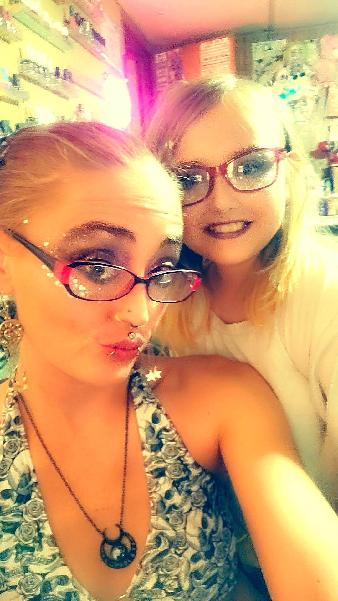 Arya joined the competition — help win amazing prizes! body_jewelry, cool, earrings, event, eyelash, eyewear, fun, glasses, goggles, happy, jewellery, joy, leisure, lip, necklace, people, person, purple, skin, smile