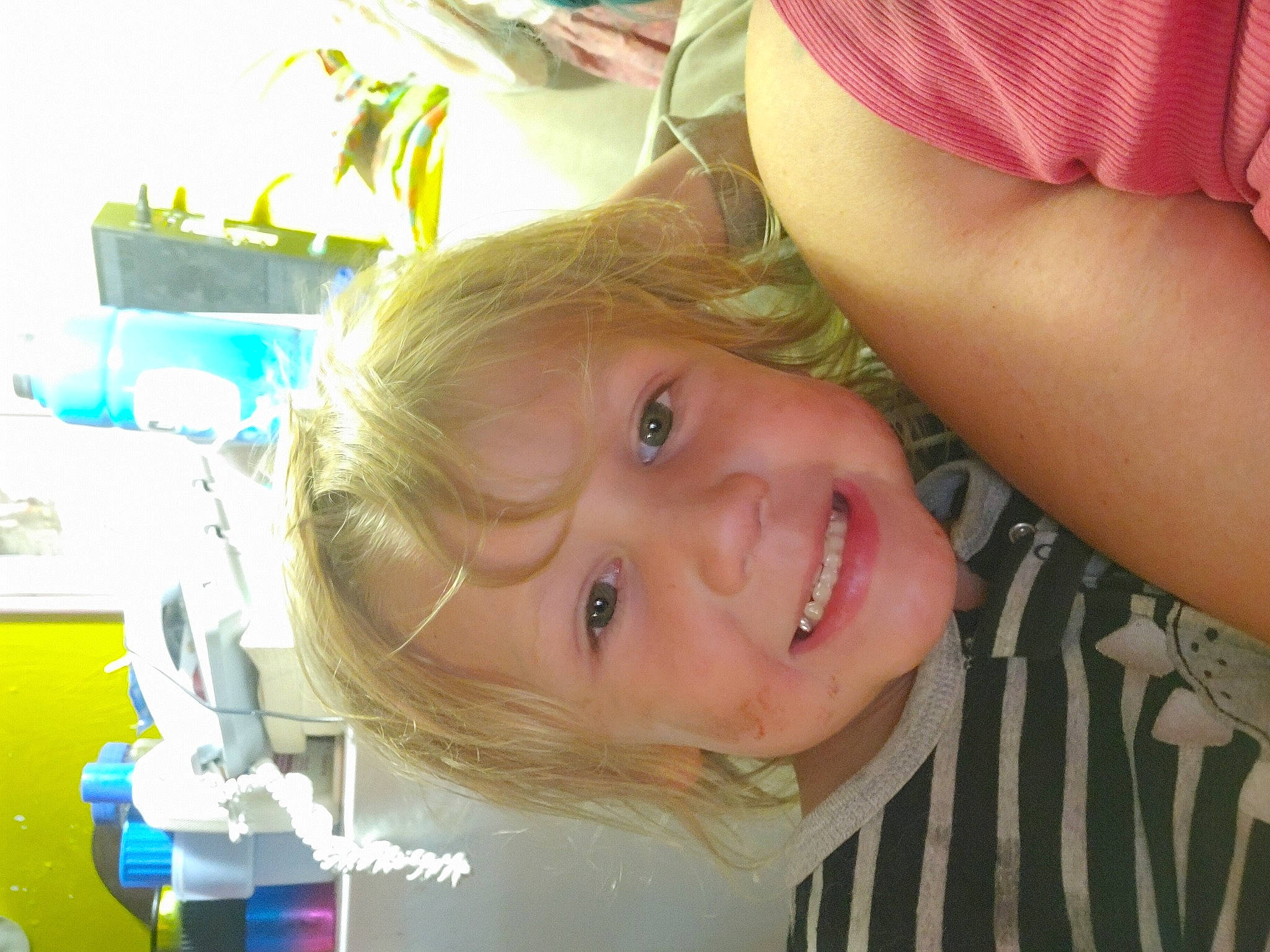 Jacob joined the competition — help win amazing prizes! blond, chair, cheek, child, ear, eyelash, fun, grass, happy, joy, laugh, leisure, mouth, nose, person, plant, sitting, skin, smile, t_shirt