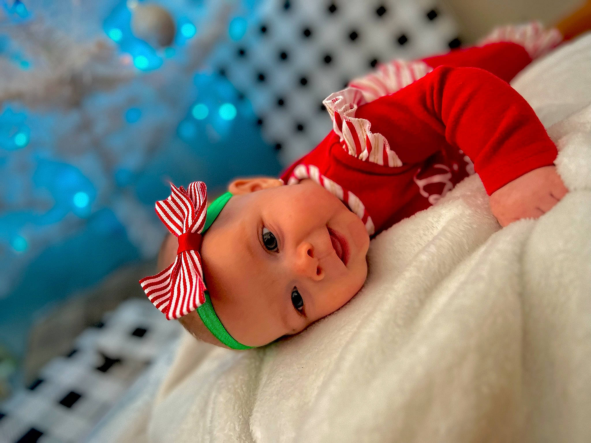 Aylah joined the competition — help win amazing prizes! baby, baby_toddler_clothing, carmine, child, christmas, christmas_eve, event, fictional_character, fun, grass, happy, headwear, holiday, leisure, linens, pattern, person, portrait_photography, santa_claus, toddler