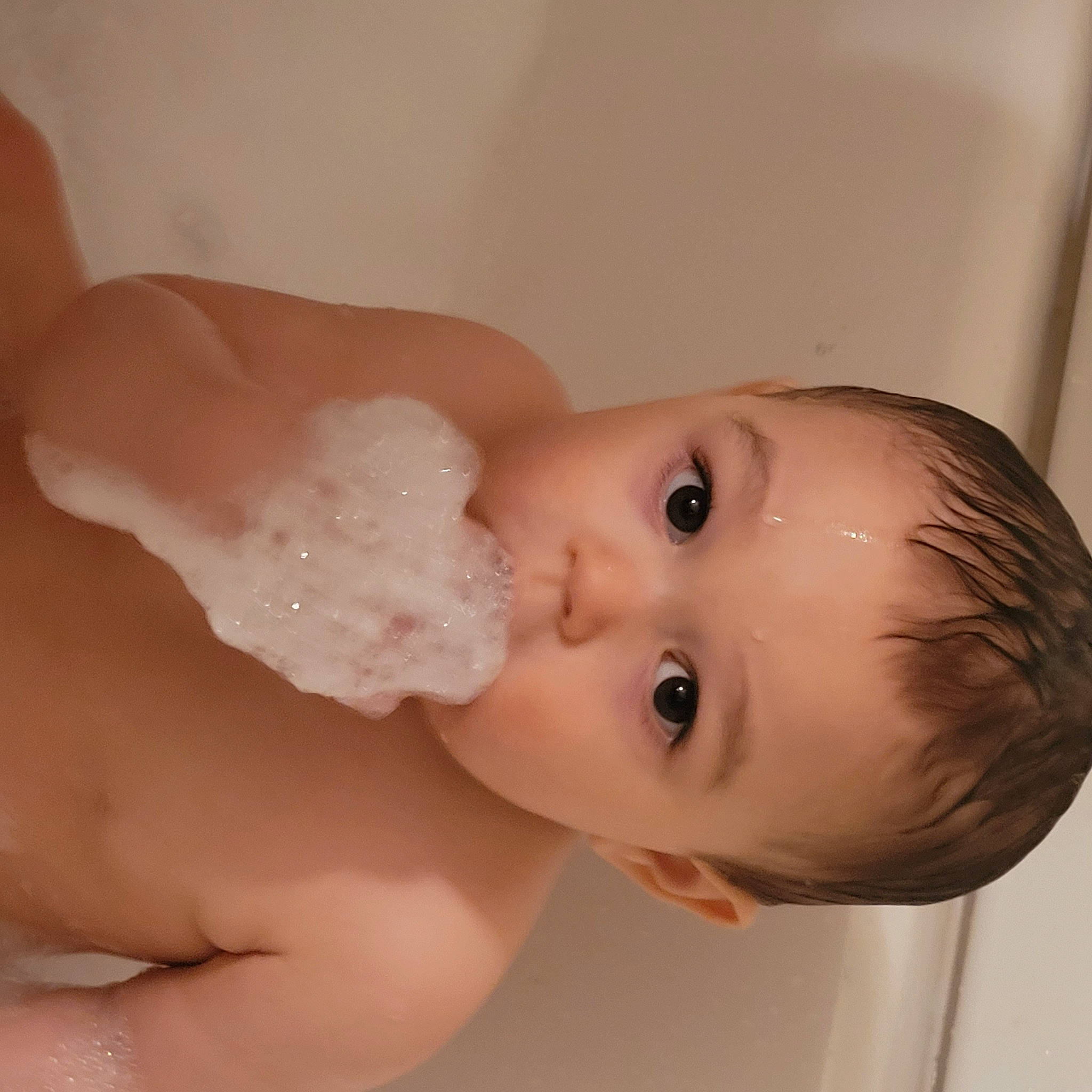 Archer joined the competition — help win amazing prizes! arm, baby, bathing, cheek, chest, ear, eyebrow, eyelash, hand, happy, headgear, human_body, iris, lip, mouth, neck, nose, person, skin, surprise