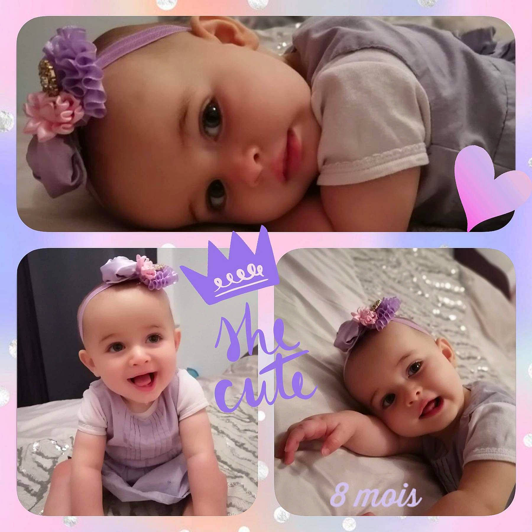 Layana participe au concours pour gagner de l'argent avec cette photo : art, baby, birth, cheek, child, ear, face, fashion_accessory, hair_accessory, head, headband, headgear, joy, nose, person, photography, pink, product, skin, toddler