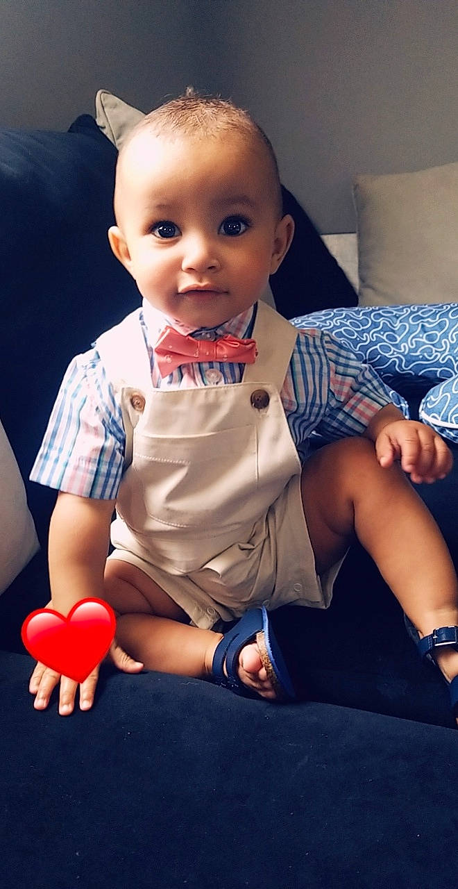 Andre joined the competition — help win amazing prizes! arm, baby, cheek, child, head, leg, nose, person, play, shoe, sitting, skin, toddler