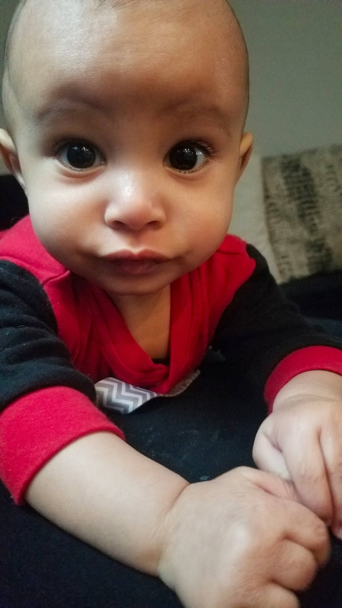 Andre joined the competition — help win amazing prizes! arm, baby, beauty, cheek, child, chin, eye, eyebrow, face, facial_expression, finger, forehead, hand, head, lip, mouth, nose, person, skin, smile