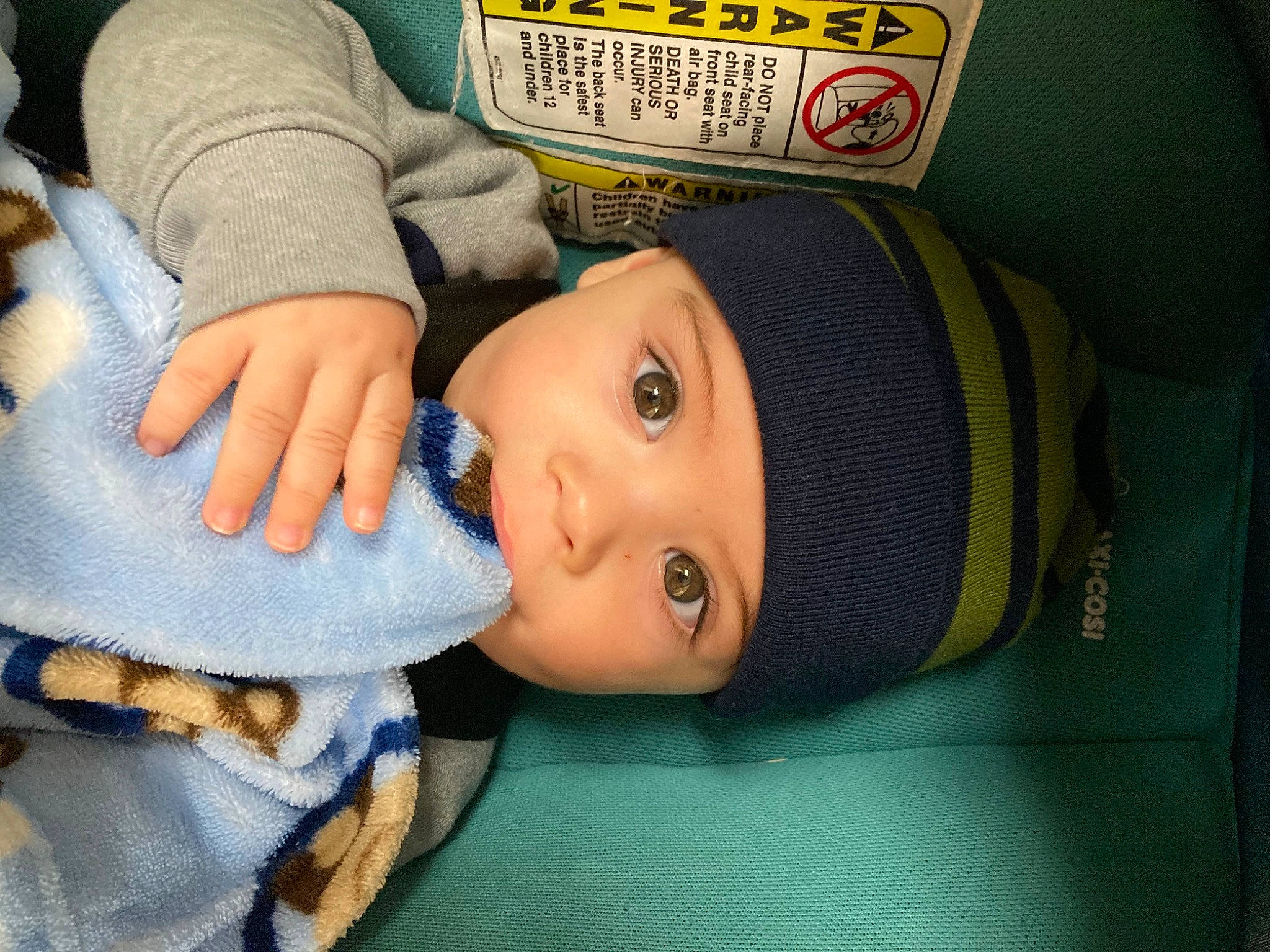 Ethan joined the competition — help win amazing prizes! baby, baby_toddler_clothing, cap, cheek, chin, clothing, comfort, eye, gesture, head, headgear, headwear, knit_cap, mouth, nose, outerwear, person, skin, sleeve, textile