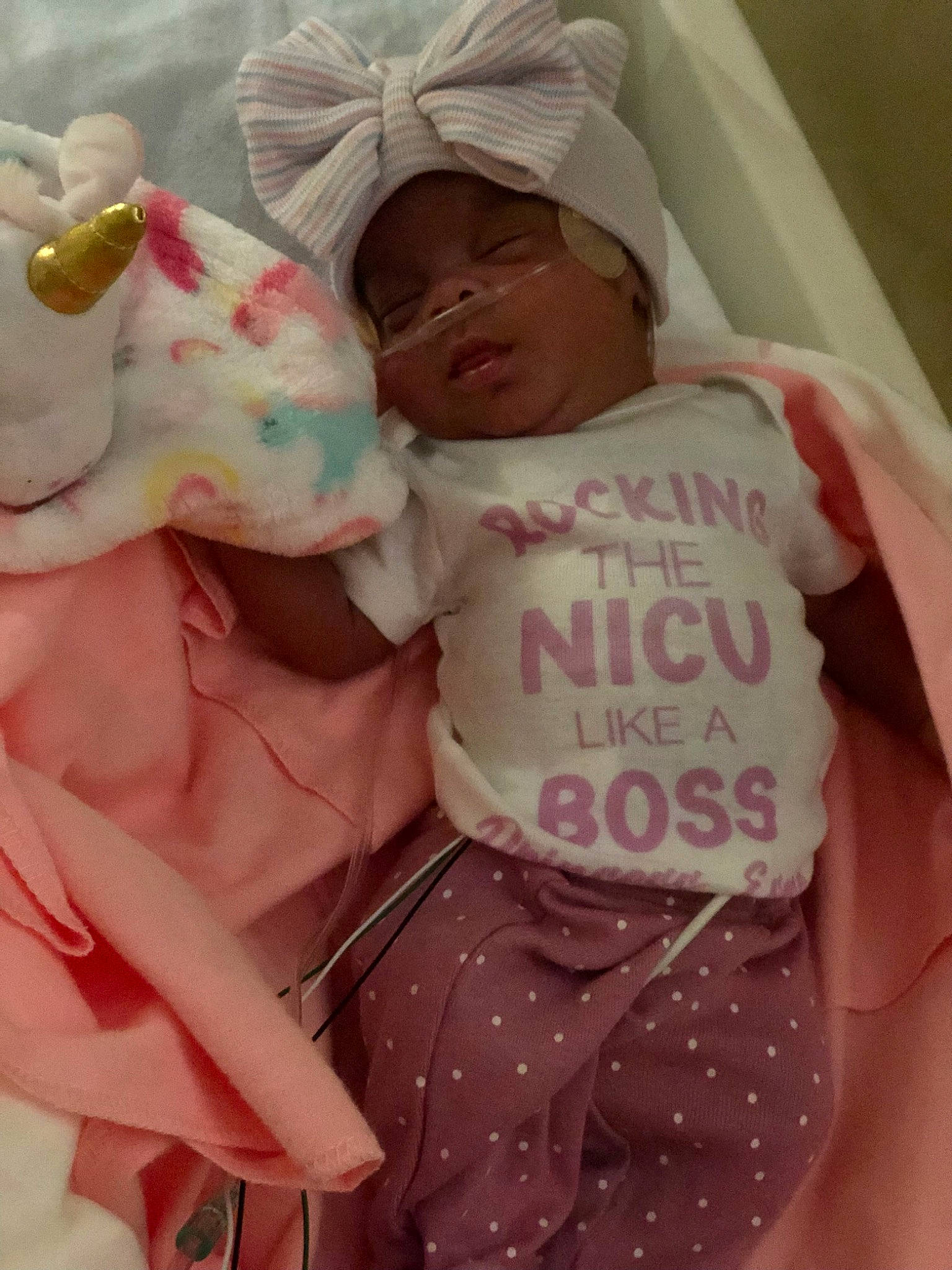 Esme joined the competition — help win amazing prizes! baby, baby_sleeping, baby_toddler_clothing, cap, chest, child, comfort, event, face, happy, headgear, human_body, linens, person, pink, skin, textile, thigh, toddler, trunk