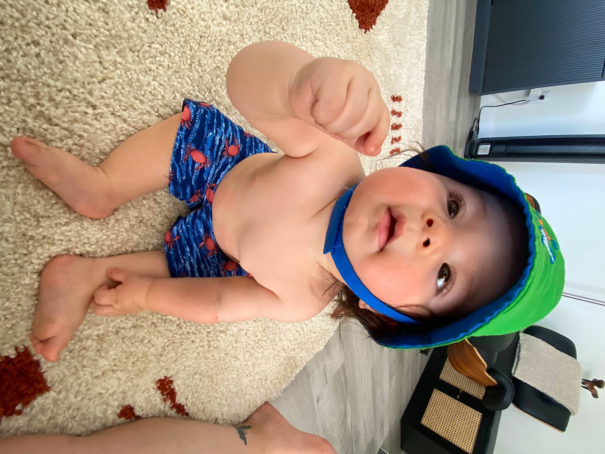 Joshua joined the competition — help win amazing prizes! abdomen, baby_toddler_clothing, chest, elbow, electric_blue, foot, hat, headgear, headwear, human_body, human_leg, joint, knee, leg, lingerie, muscle, person, swimwear, thigh, trunk