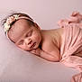 Amelia joined the competition — help win amazing prizes! baby, blanket, child, closeup, cozy, cute, delicate, flower, headband, infant, newborn, peaceful, pink, portrait, resting, skin, sleeping, small, soft, tender