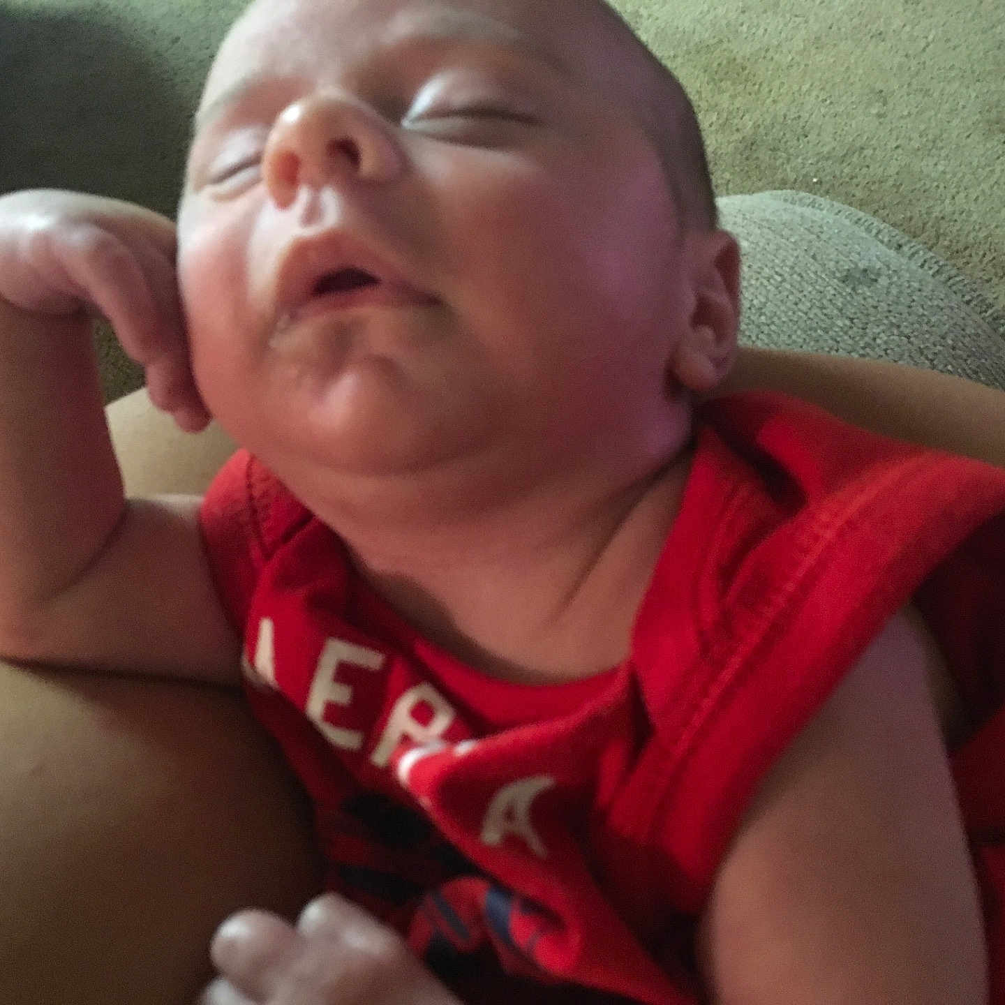 Isaiah joined the competition — help win amazing prizes! boy, cheek, child, chin, day, emotion, eye, face, facial_expression, forehead, hand, head, human_hair_color, infant, mouth, nose, red, skin, smile, toddler