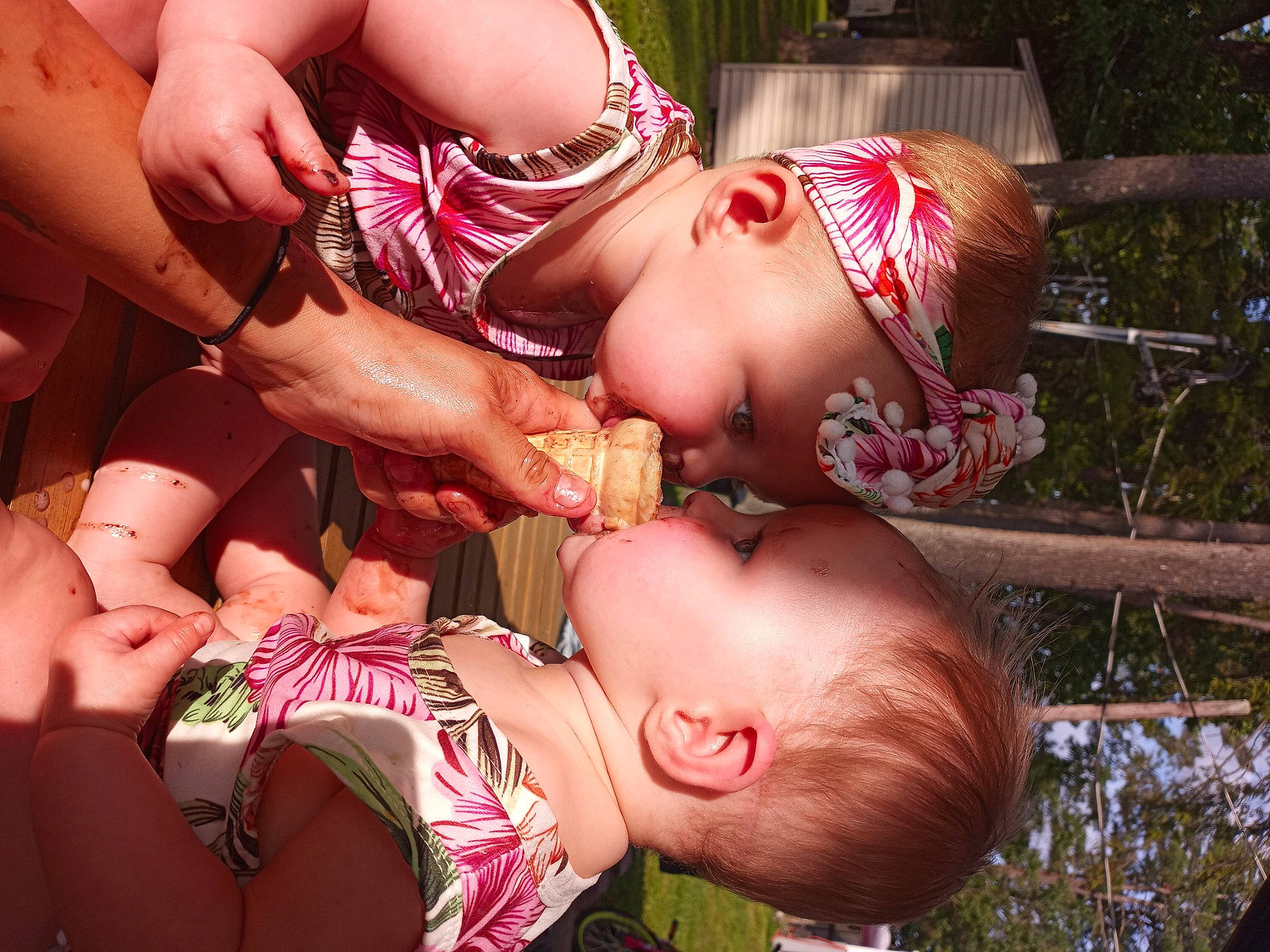 Skylyn is registered to the contest to win money with this photo: baby, beauty, black_hair, chest, child, finger, fun, grass, happy, mouth, muscle, person, photograph, pink, plant, red, skin, summer, thigh, toddler