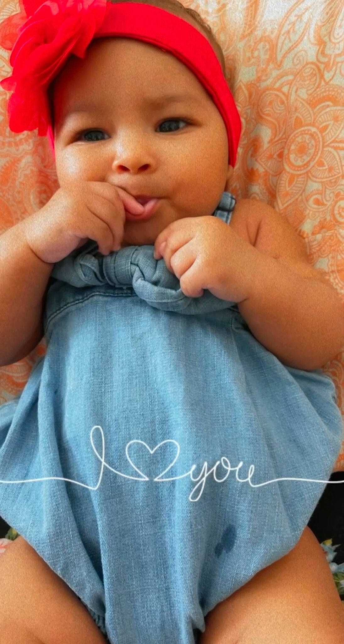 Legacy is registered to the contest to win money with this photo: baby, baby_toddler_clothing, blue, cheek, chin, eye, eyebrow, eyelash, face, forehead, gesture, happy, head, headwear, iris, lip, mouth, nose, person, product