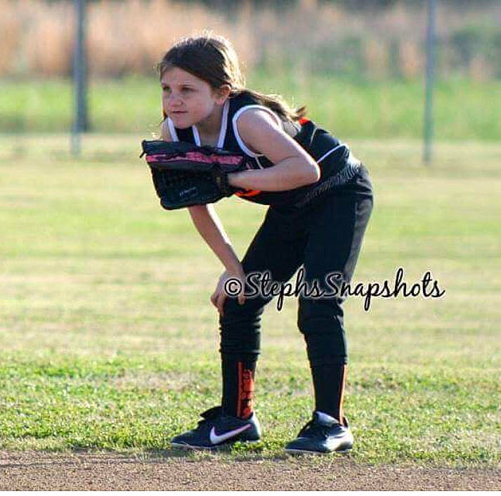 Aubrianna is registered to the contest to win money with this photo: ball_game, baseball, intramural_softball, person, player, softball, sports, sports_equipment, team_sport, tournament