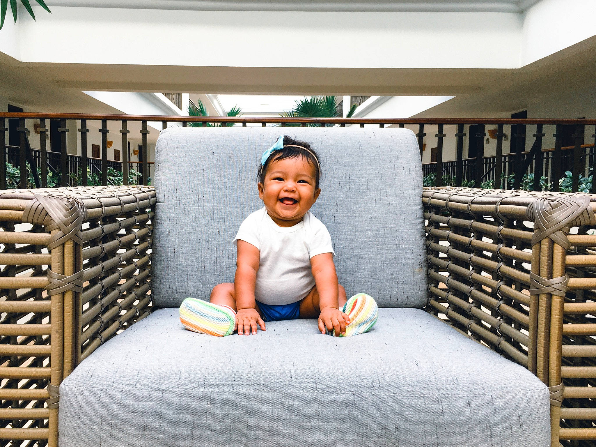 Jael joined the competition — help win amazing prizes! child, furniture, joy, leisure, people, person, plant, room, sitting, table, toddler, tree, vacation