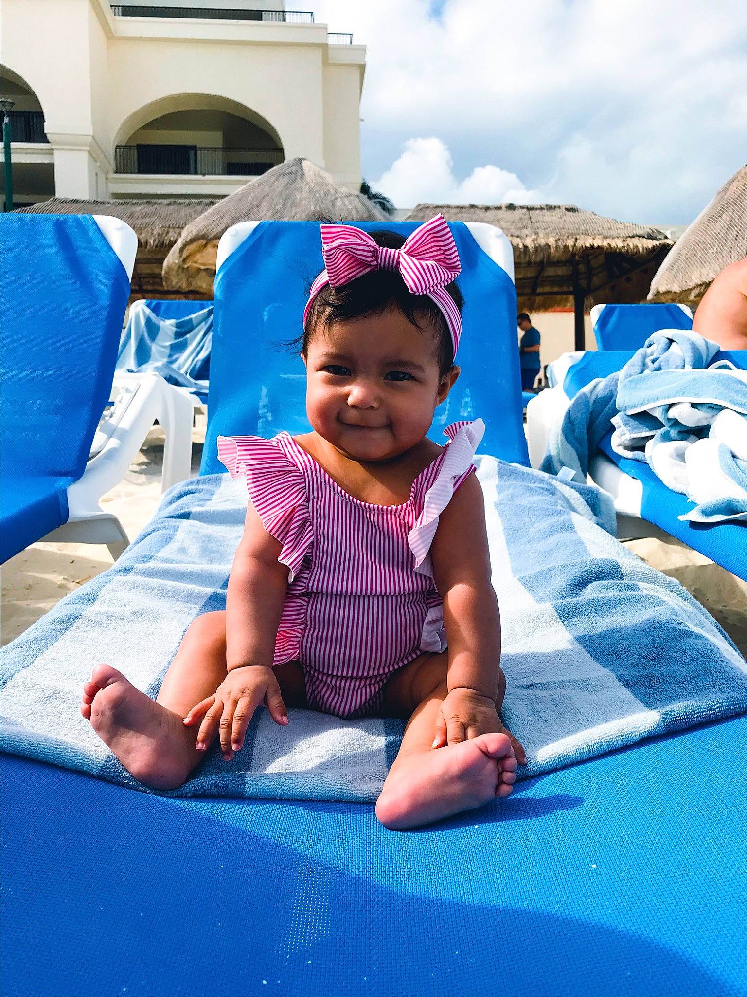 Jael joined the competition — help win amazing prizes! baby, blue, car, child, family_car, fun, games, inflatable, joy, leisure, person, play, recreation, smile, summer, toddler, vacation, vehicle