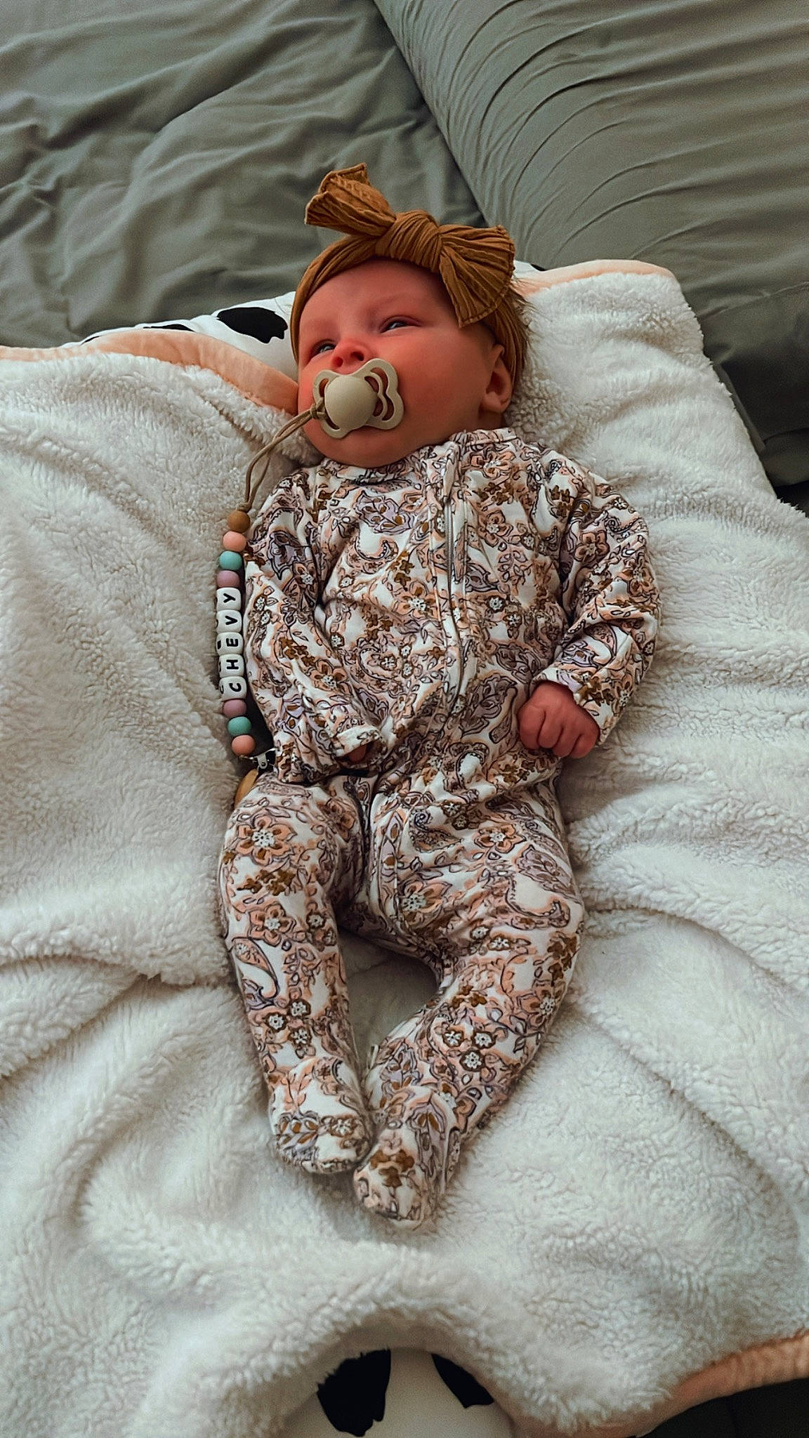 Chevy joined the competition — help win amazing prizes! baby, baby_sleeping, baby_toddler_clothing, camouflage, cargo_pants, carmine, child, collar, comfort, face, head, headgear, linens, mammal, military_camouflage, pattern, person, skin, sleeve, textile