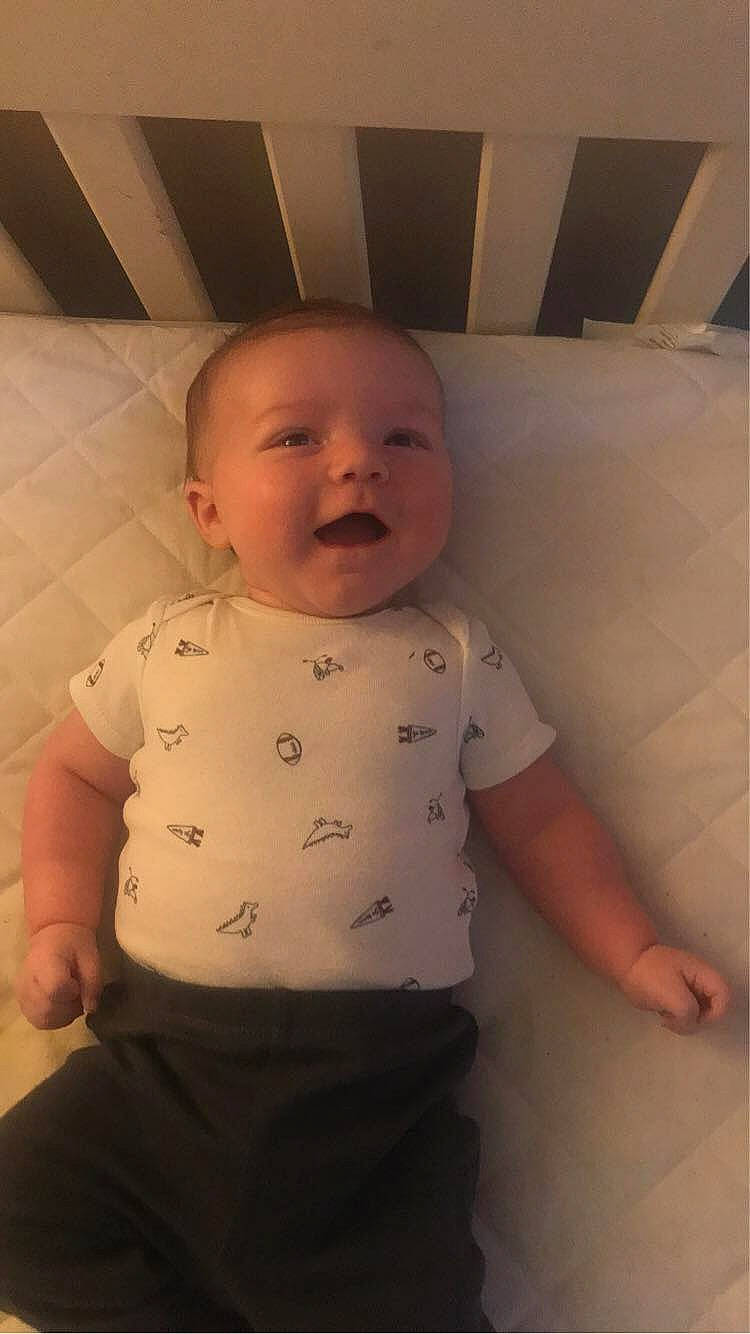 Loki joined the competition — help win amazing prizes! baby, baby_toddler_clothing, cheek, chin, clothing, comfort, eye, finger, floor, flooring, hairstyle, head, iris, mouth, neck, nose, person, skin, sleeve, smile