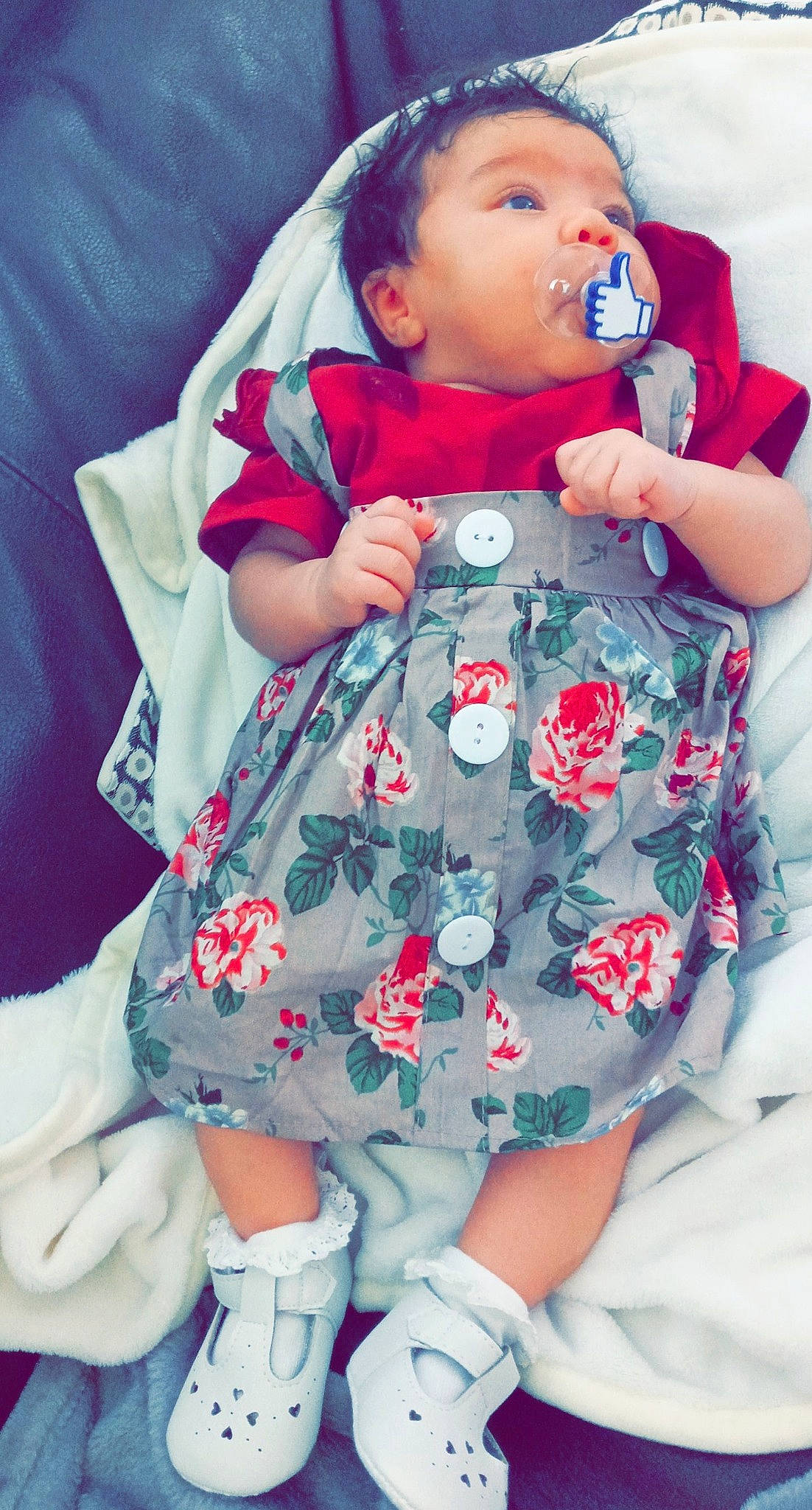 Gwenaelle a rejoint le concours — aidez-le/la à gagner de superbes lots ! baby, cheek, child, nose, person, skin, smile, toddler