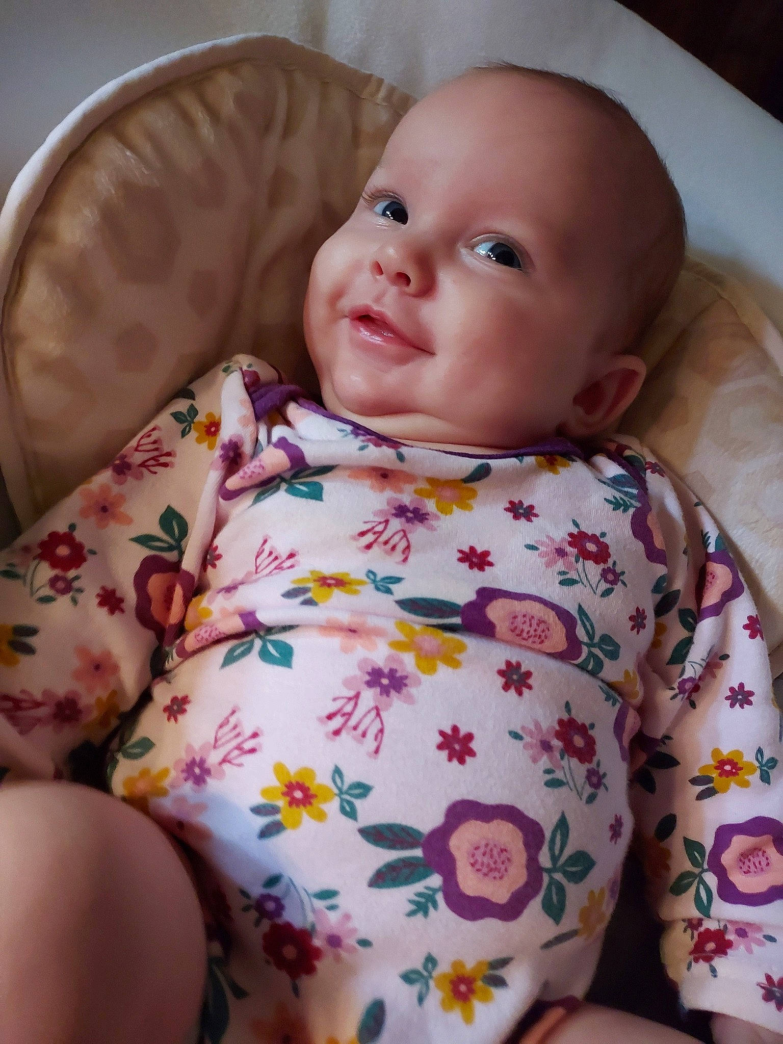 Arya joined the competition — help win amazing prizes! baby, baby_toddler_clothing, cheek, collar, comfort, eye, eyebrow, face, head, iris, lip, neck, nose, person, pink, skin, sleeve, smile, t_shirt, textile