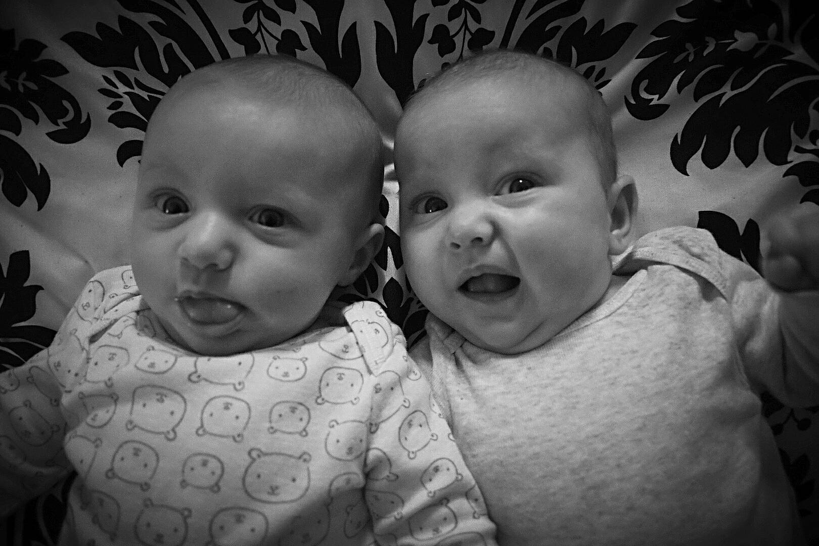 Leia is registered to the contest to win money with this photo: baby, black_and_white, cheek, chin, eye, facial_expression, flash_photography, gesture, hairstyle, happy, interaction, iris, leaf, lip, mouth, nose, person, skin, smile, standing