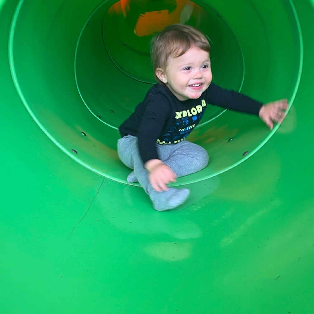 Felix joined the competition — help win amazing prizes! baby, clothing, face, footwear, grass, head, indoors, nature, outdoorplayarea, outdoors, pants, park, person, photography, plant, playarea, portrait, slide, t_shirt, toy