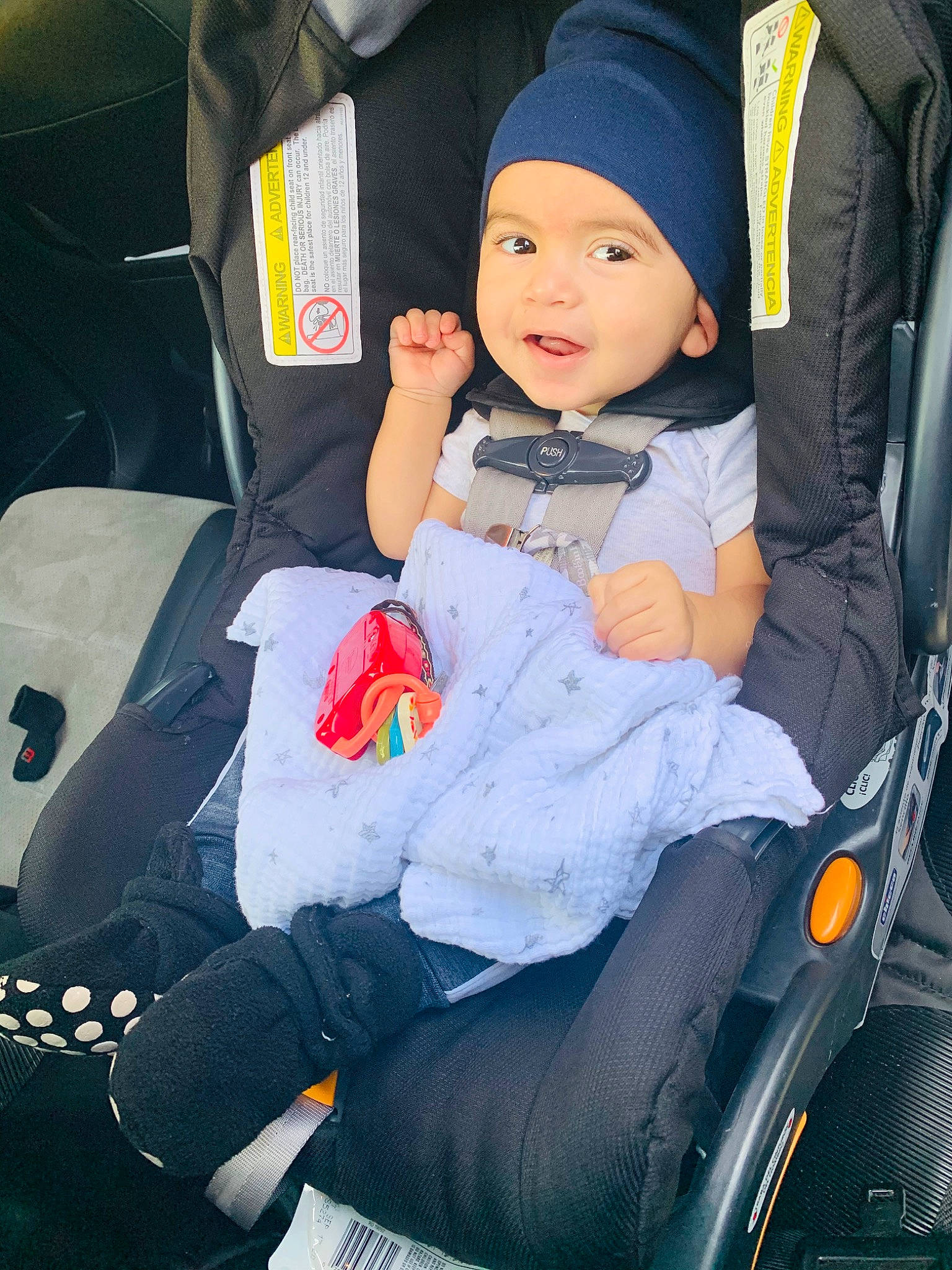 Cristiano joined the competition — help win amazing prizes! auto_part, baby, baby_carriage, baby_in_car_seat, baby_products, car, car_seat, car_seat_cover, child, city_car, family_car, passenger, person, product, seat_belt, smile, toddler, vehicle