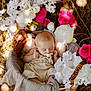 Miläya a rejoint le concours — aidez-le/la à gagner de superbes lots ! baby, basket, blanket, child, cute, flowers, grass, infant, nature, outdoor, pacifier, peaceful, pink_flowers, portrait, resting, sleeping, soft_fabric, sunlight, tree_bark, white_flowers