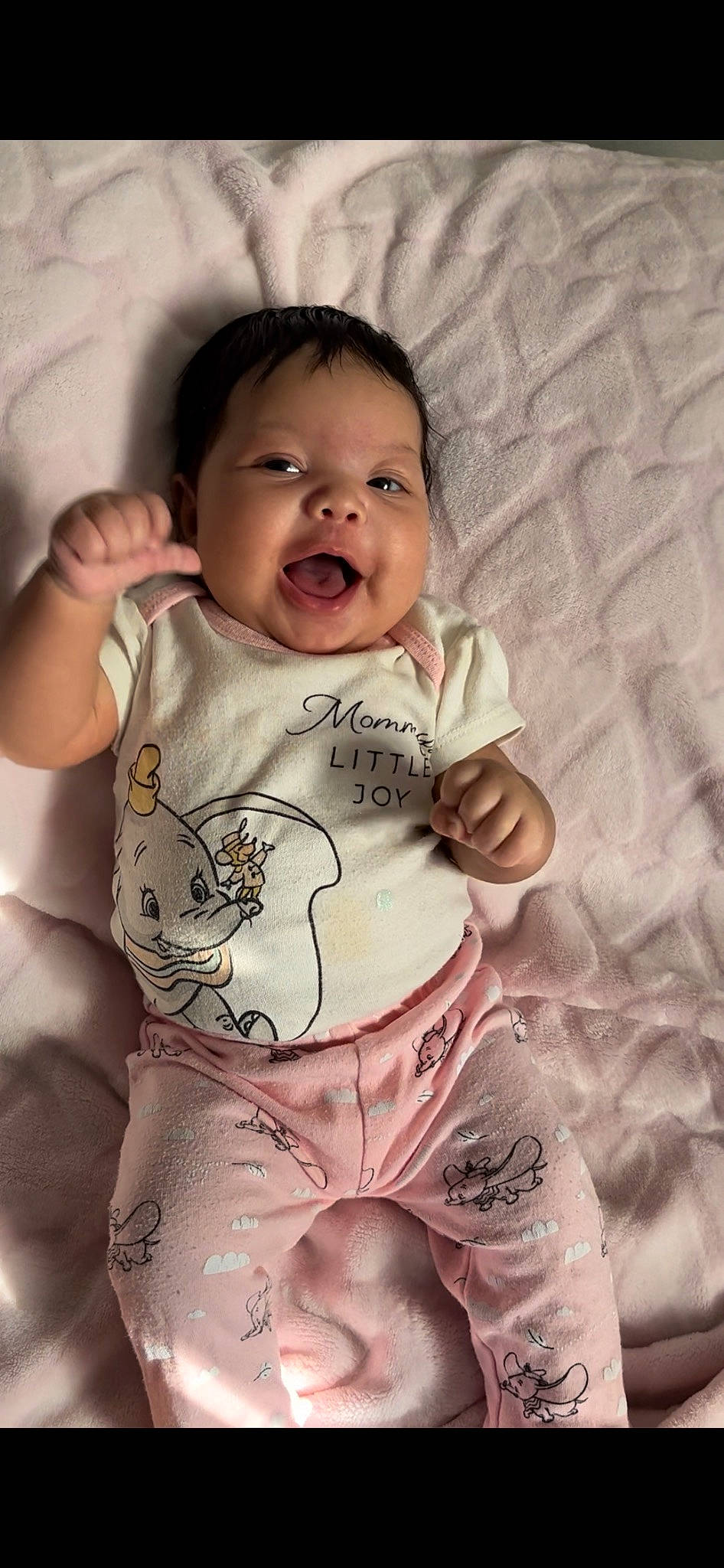 Selah joined the competition — help win amazing prizes! arm, baby, baby_toddler_clothing, cheek, chin, eye, eyebrow, facial_expression, hairstyle, hand, human_body, mouth, neck, nose, person, skin, sleeve, smile, standing, stomach